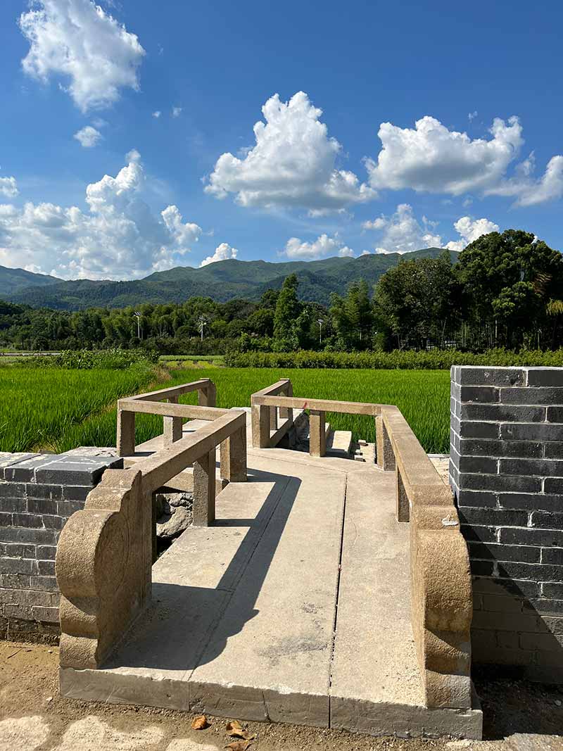 丽水花岗岩仿古石材景区使用案例