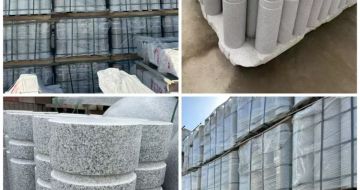 丽水 芝麻白花岗岩挡车柱、隔离柱多少钱