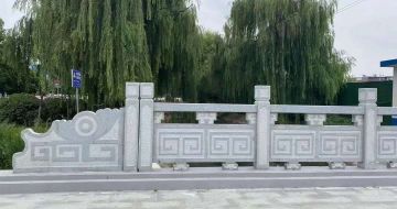 丽水 芝麻灰桥栏杆、河道栏杆安装效果