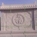 丽水 芝麻白花岗岩屏风，照壁，影壁