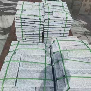 丽水 芝麻白蘑菇石装车出货