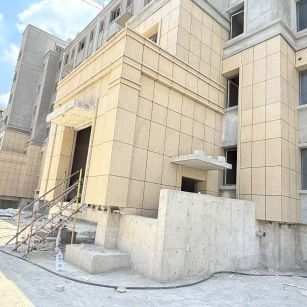 丽水 黄金麻干挂，工地实拍