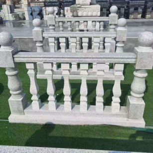 丽水 别墅石材栏杆特写