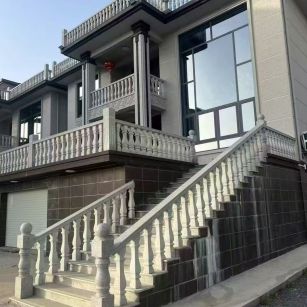 丽水 芝麻白别墅阳台栏杆，楼梯栏杆