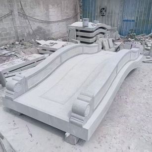 丽水 芝麻灰花岗岩园林景观 小石桥