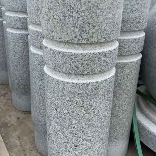丽水 芝麻白花岗岩挡车柱、隔离柱多少钱