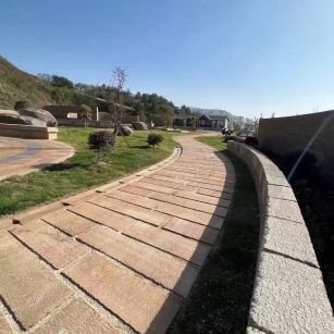 丽水仿古石铺装效果