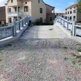 丽水 芝麻灰花岗岩桥栏杆