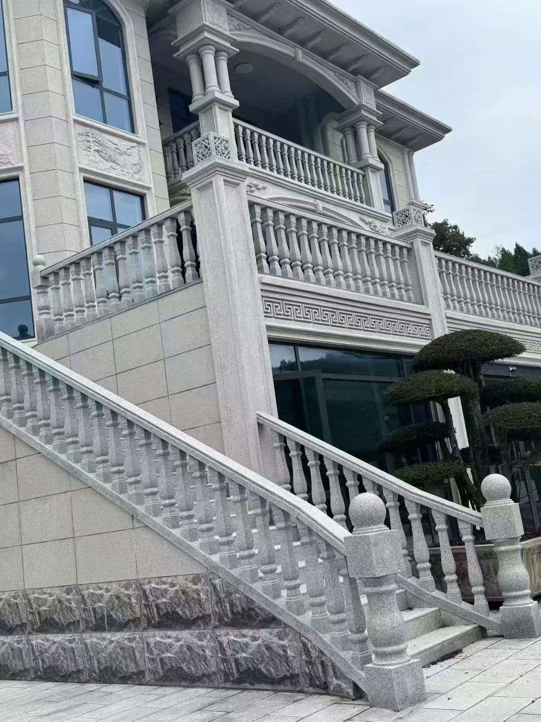 丽水 芝麻白别墅，栏杆