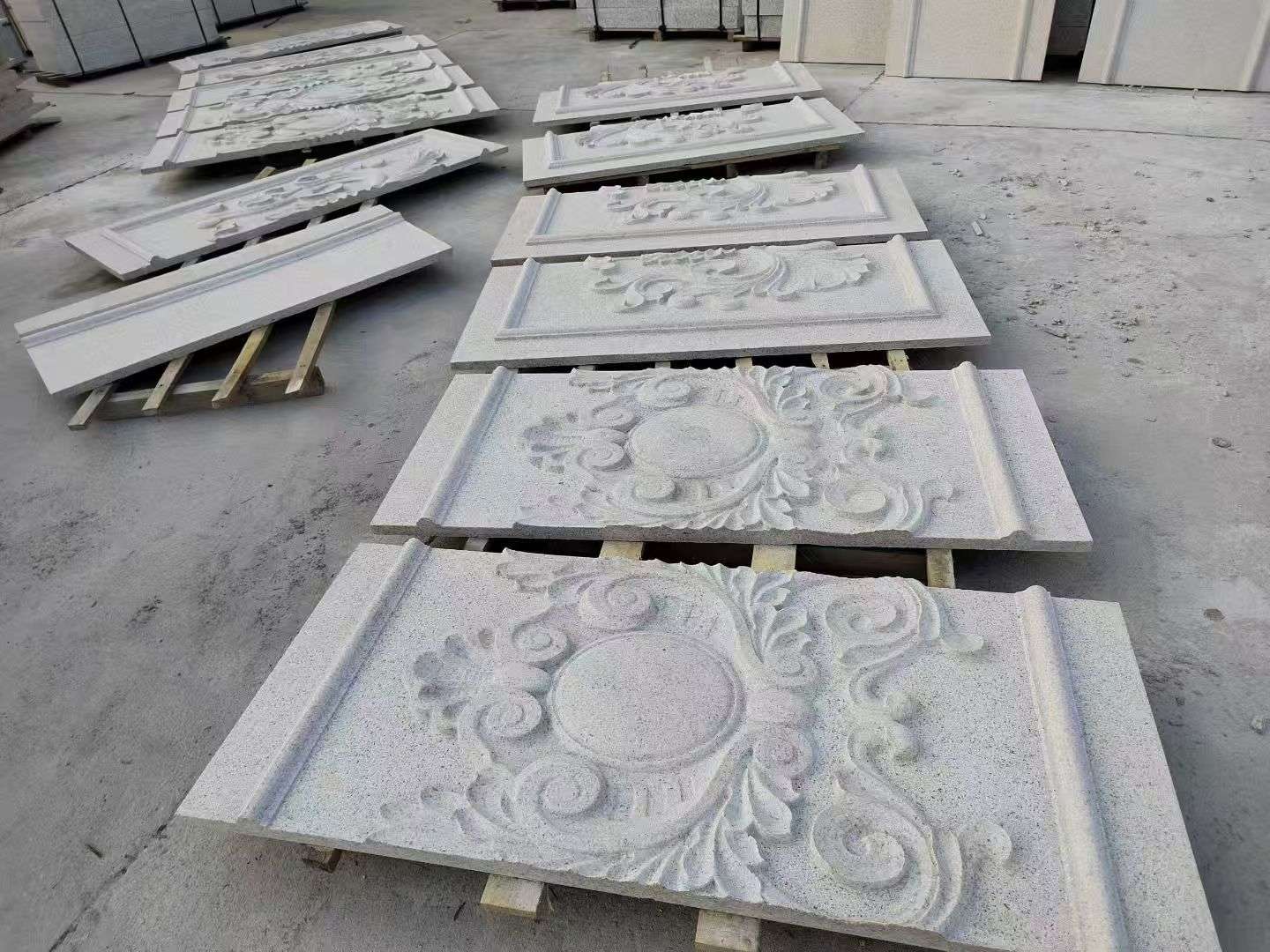 丽水 芝麻白干挂雕花板