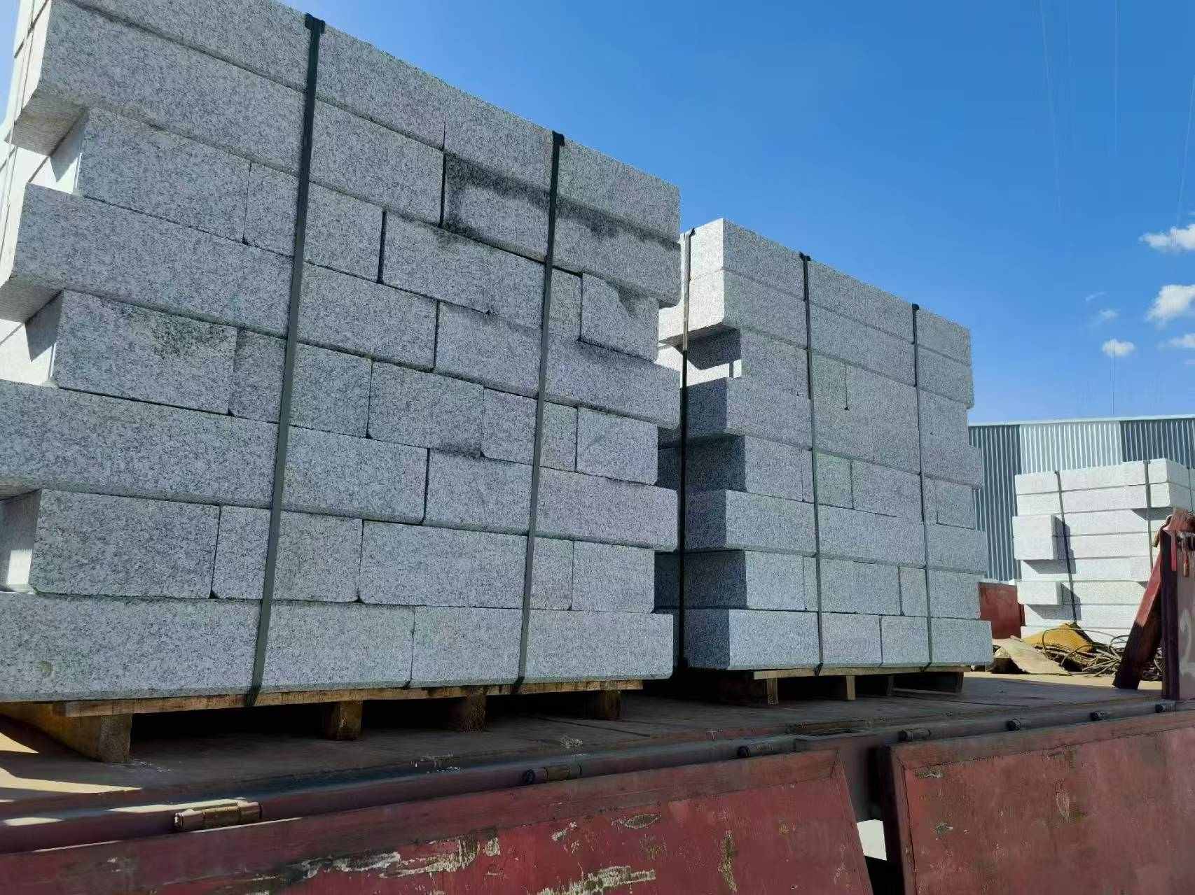 丽水 路沿石装车出货