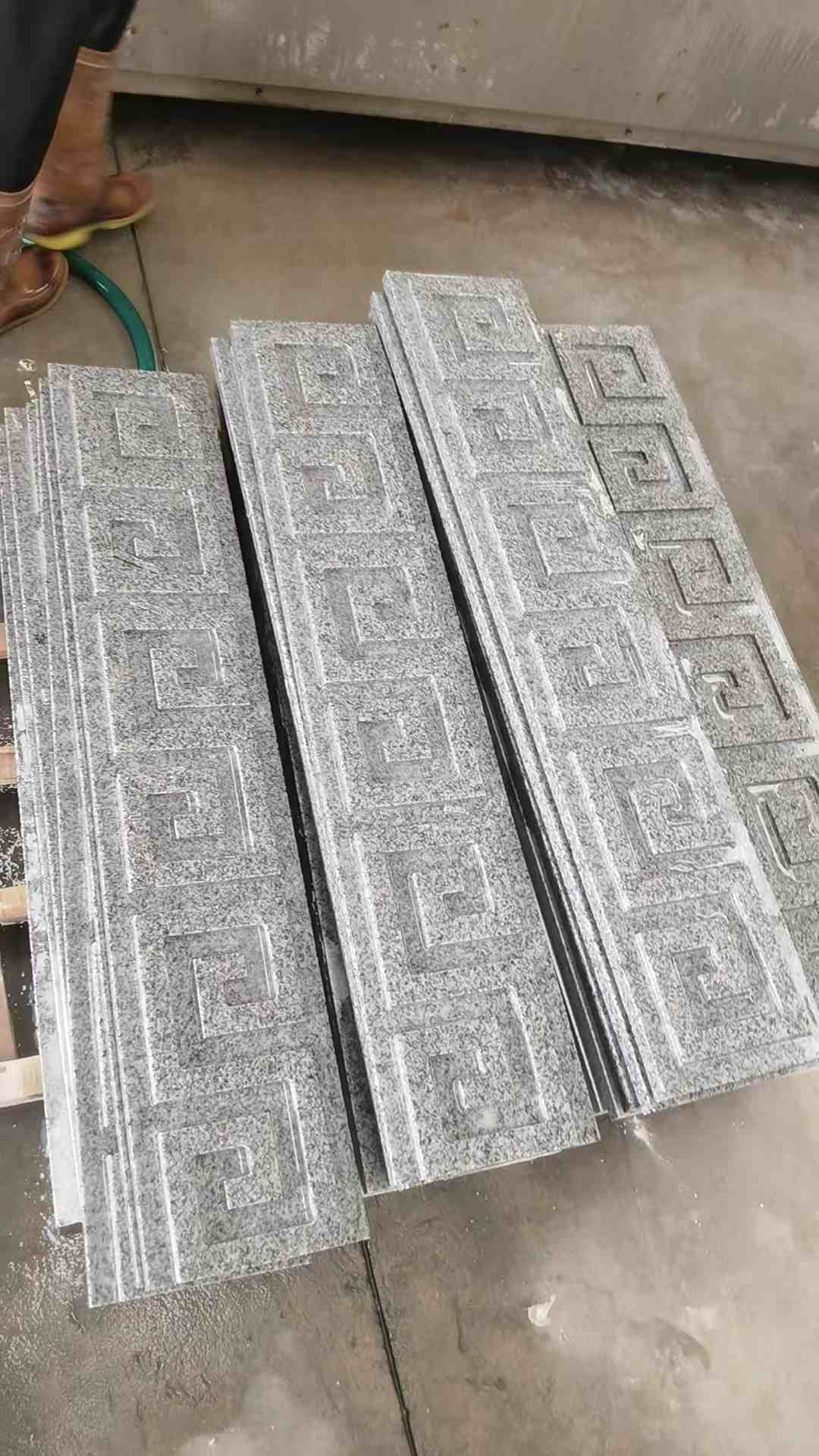 丽水 别墅回纹线条，雕刻