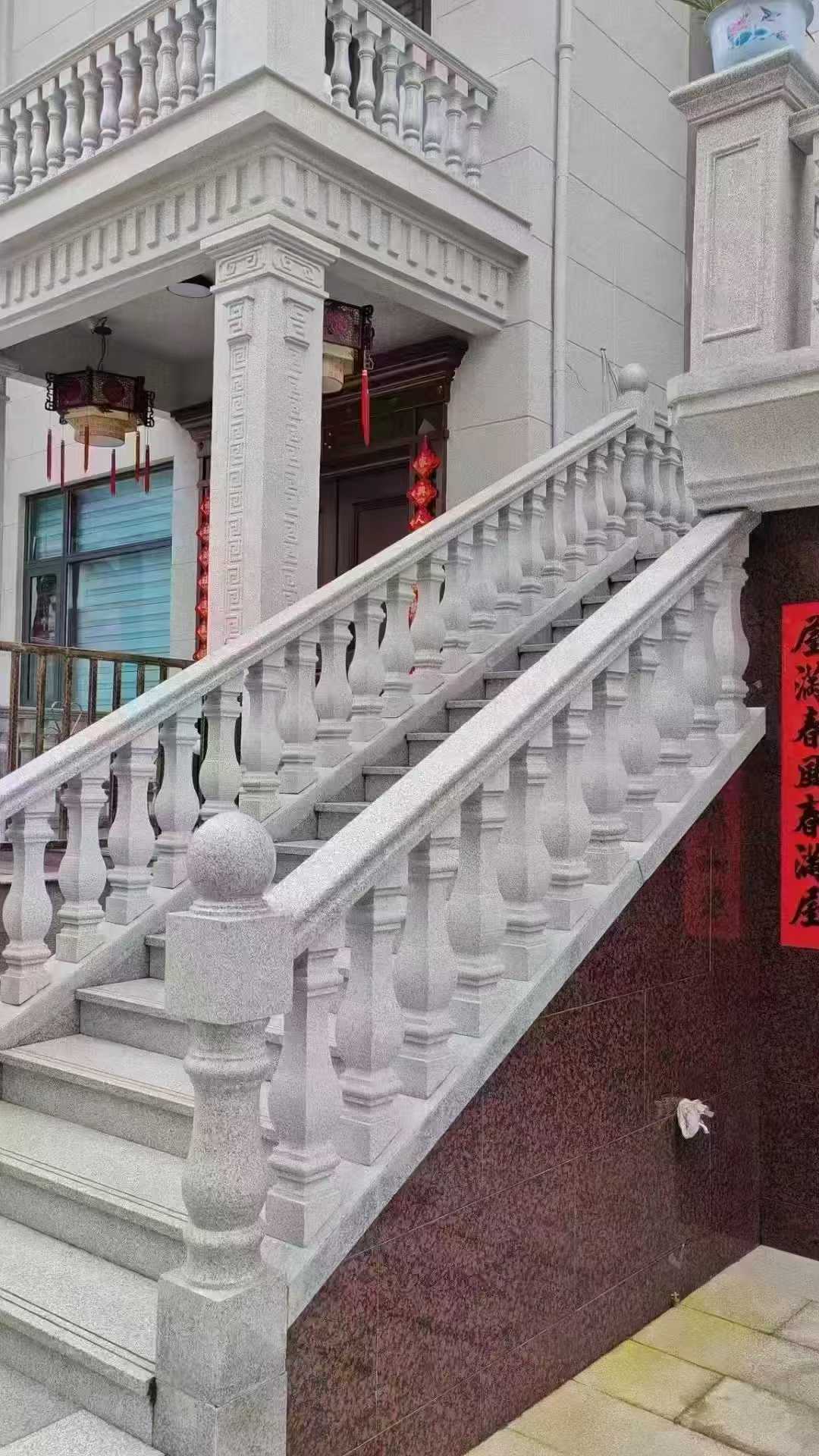 丽水 天然石材 阳台庭院护栏、栏杆
